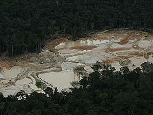 Overflight to Monitor Illegal Mining in Indigenous Lands in the Amazon. © Samara Souza / Greenpeace