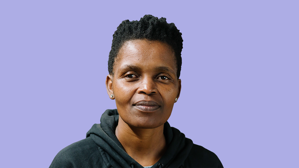 Portrait of Nonhle Mbuthuma in the English Channel