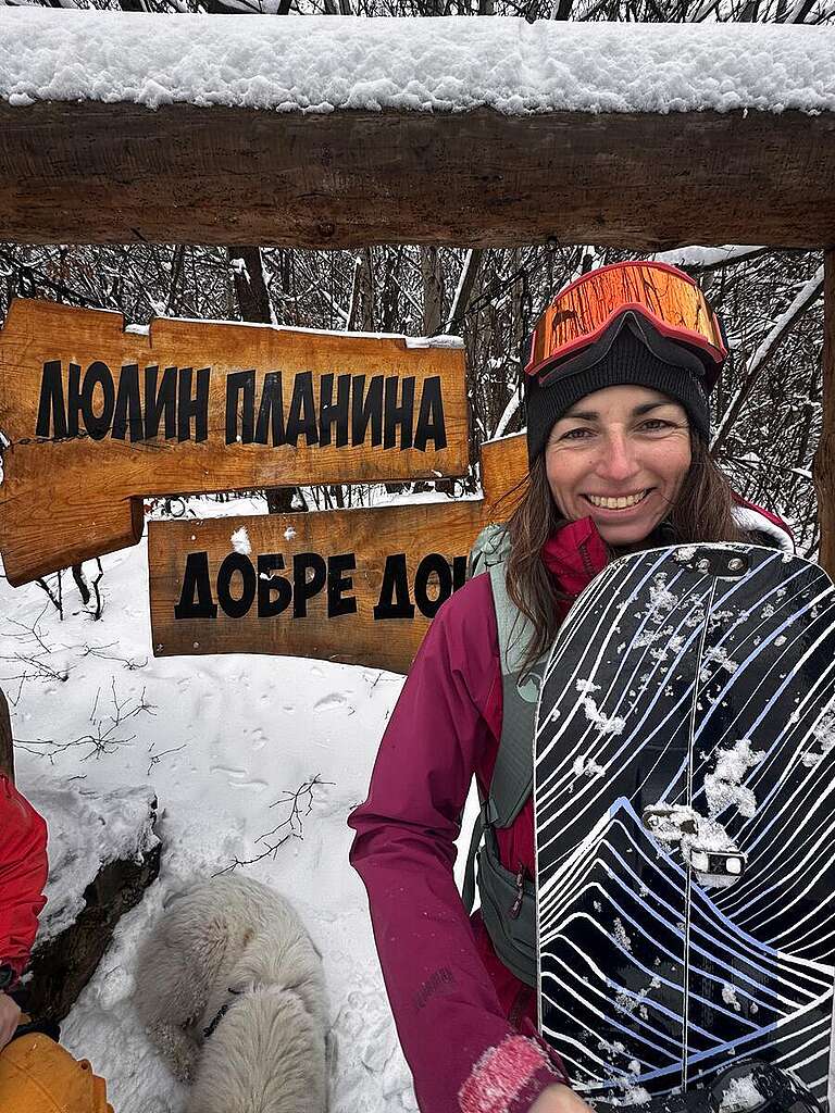 Severina Miteva, Supporter of the Polluters Pay Pact in Bulgaria. © Greenpeace Severina Miteva, Supporter of the Polluters Pay Pact in Bulgaria. © Greenpeace