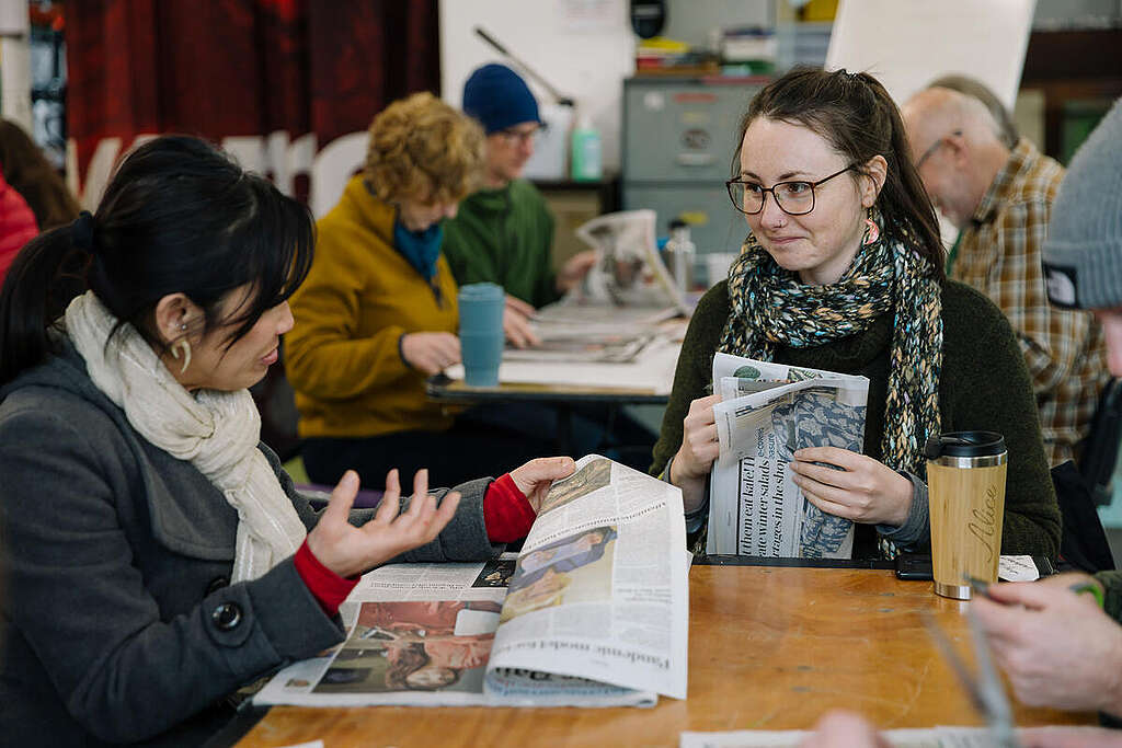 Greenpeace UK Volunteer Gathering. © Marie Jacquemin / Greenpeace