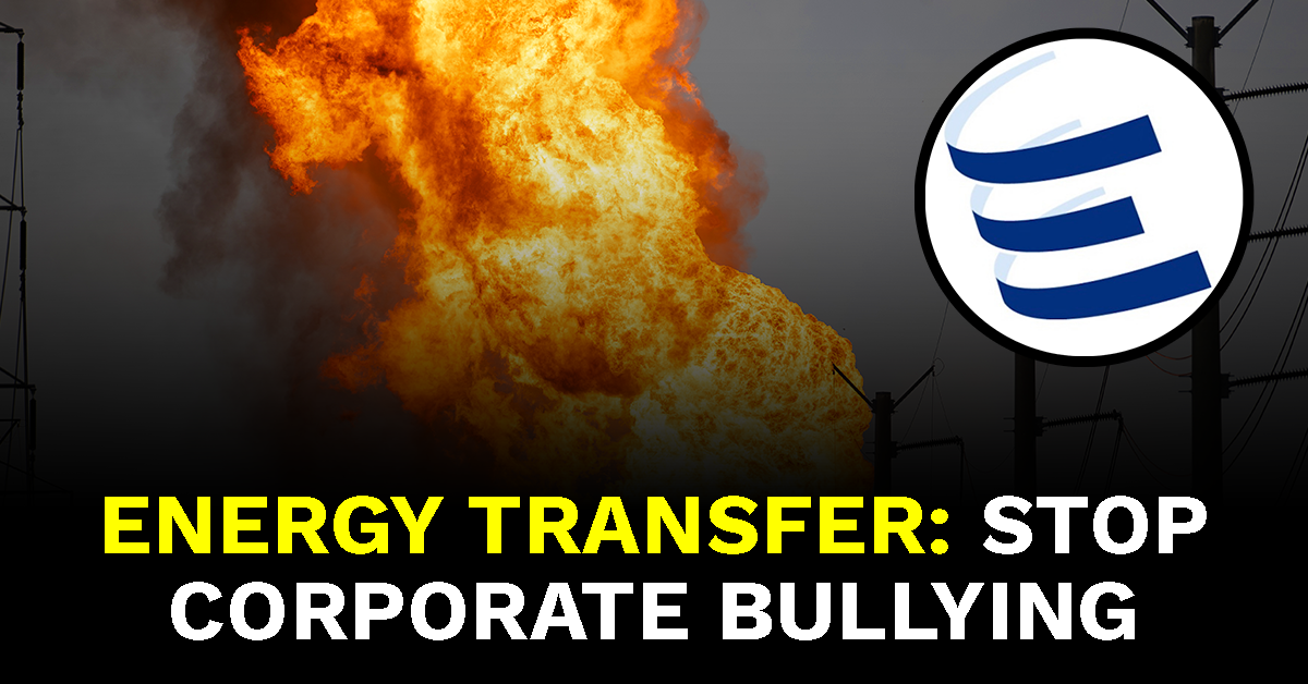 Stop corporate intimidation