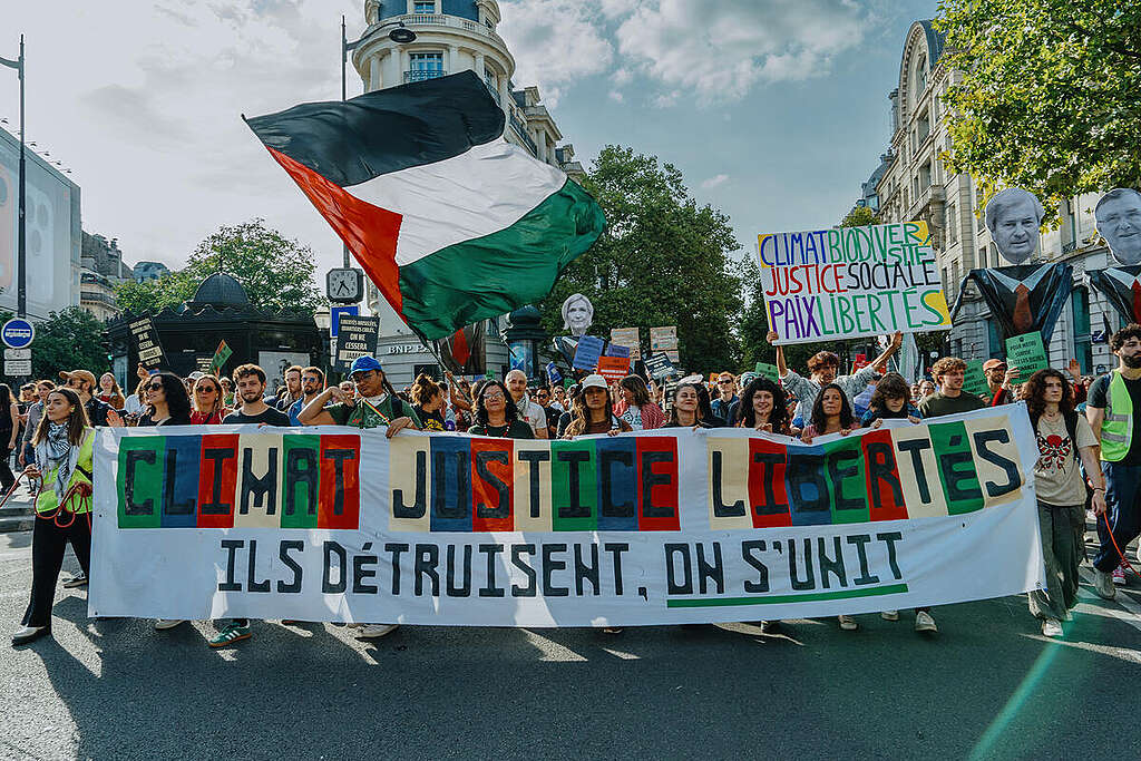 Resistances Walk in Paris. © Laure Playoust / Greenpeace