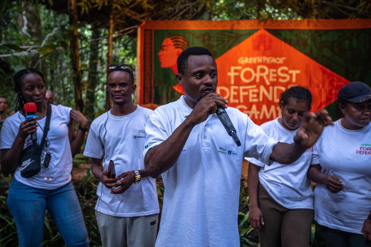 The 2nd Forest Defender Camp 2025 in Papua Day 1. © Jurnasyanto Sukarno / Greenpeace