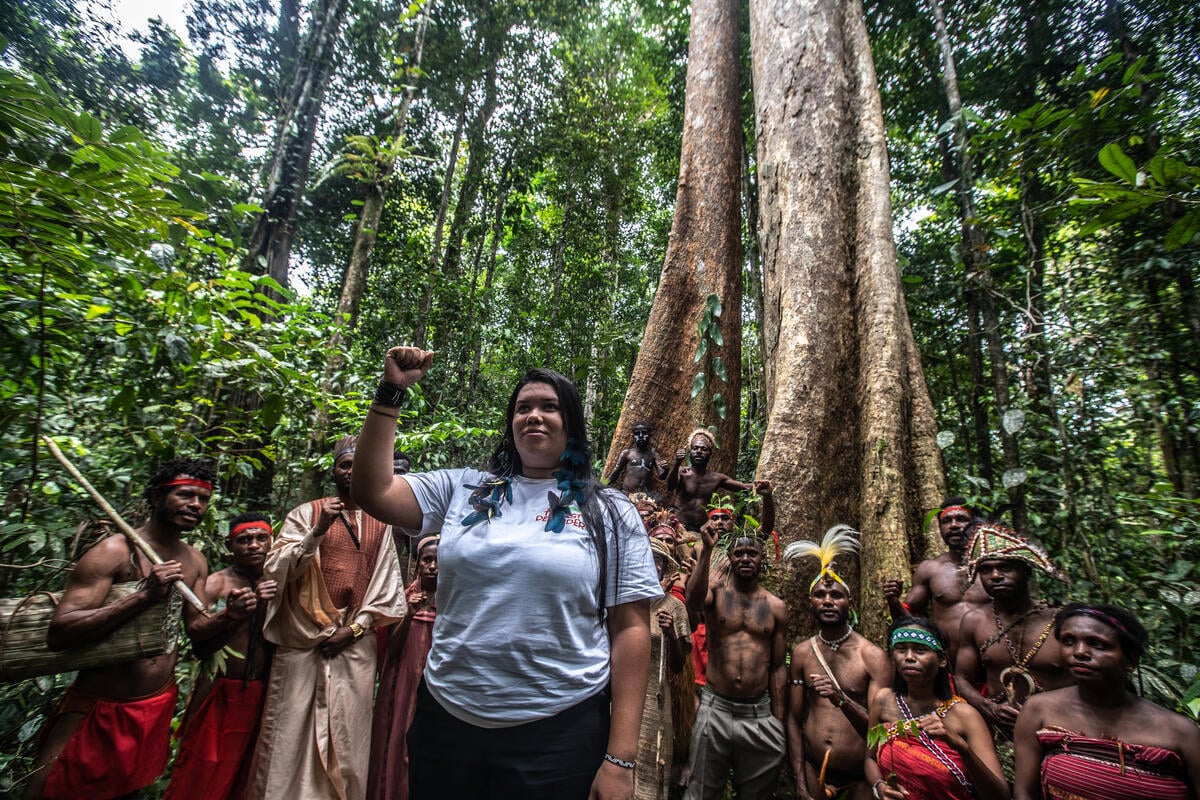 The 2nd Forest Defender Camp 2025 in Papua Day 4. © Jurnasyanto Sukarno / Greenpeace