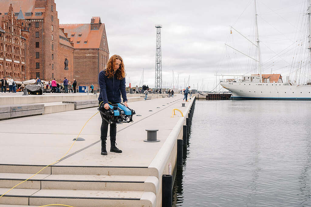Stralsund Maritime Museum Action Days, Day 2. © Martin Pauer / Greenpeace