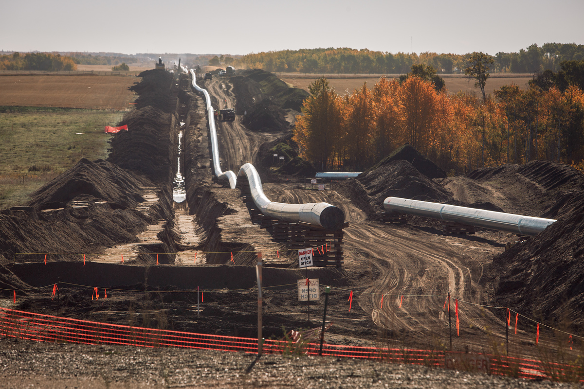 Enbridge's Line 3 Expansion in Canada. © Amber Bracken / Greenpeace