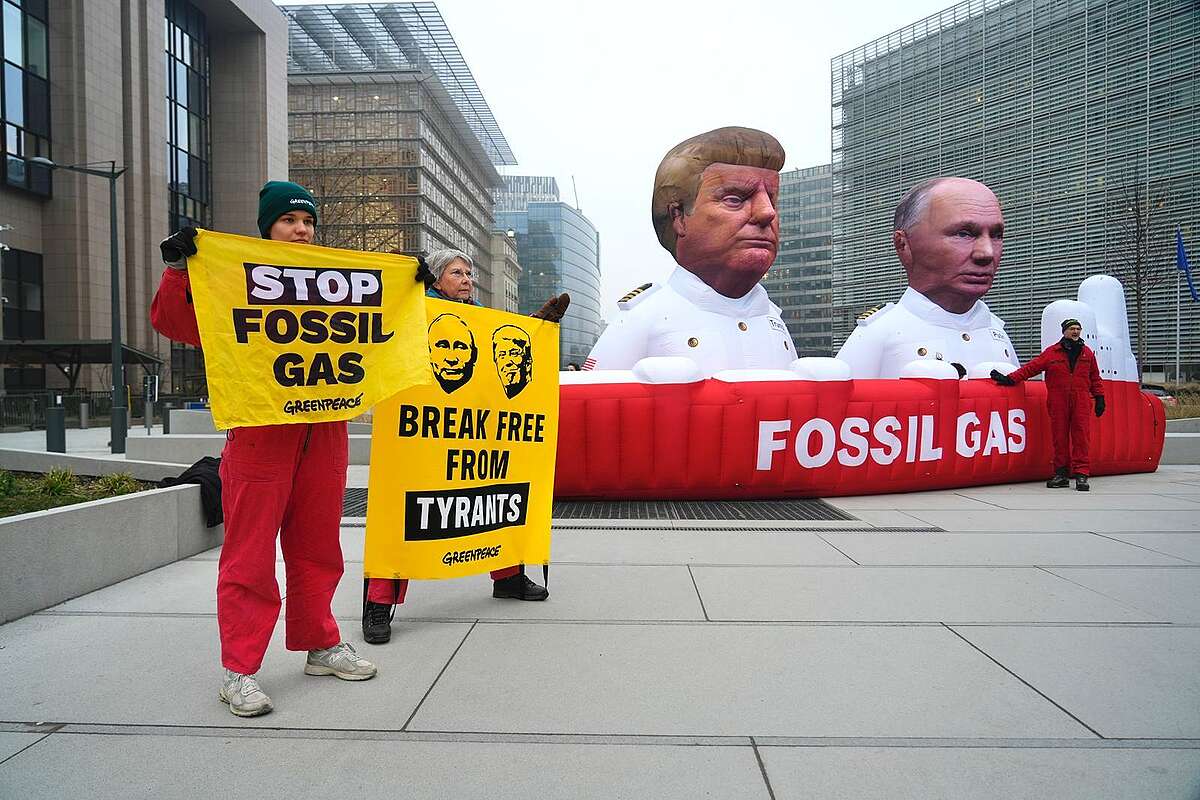 Human rights and energy: EU must not replace Russian gas with US imports, Greenpeace warns