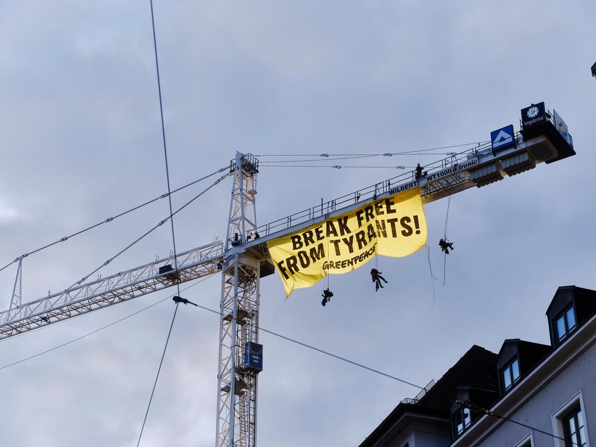 Munich Security Conference: the EU’s dependence on US gas is a security threat, Greenpeace warns