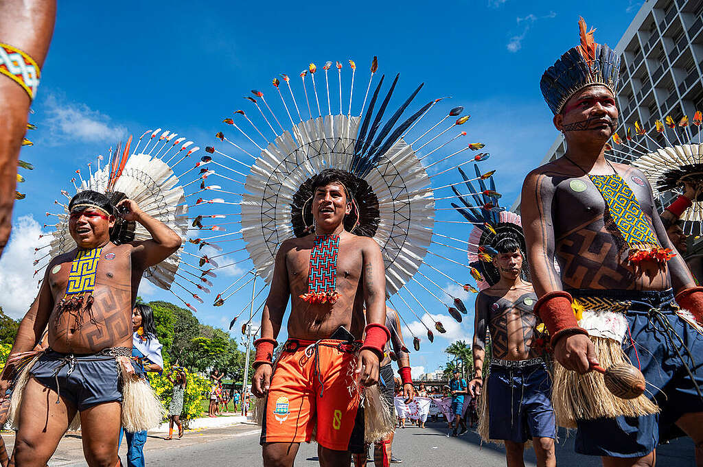 Free Land Camp (ATL) 2026 in Brasilia. &copy; Edgar Kanayk&otilde; / Greenpeace