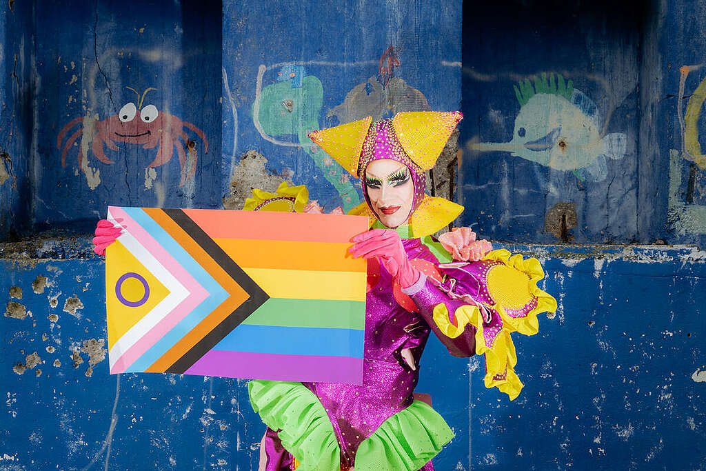 Shooting Vicky Voyage for Ocean Protection. © Aliona Kardash / Greenpeace