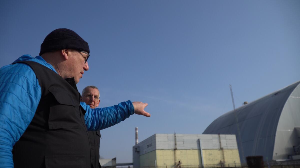 Visit to Chornobyl Nuclear Power Plant, Ukraine. © Pavlo Siromenko / Greenpeace