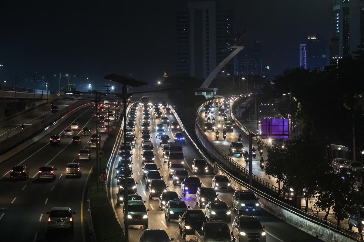 Traffic in Jakarta. © Adhi Wicaksono / Greenpeace