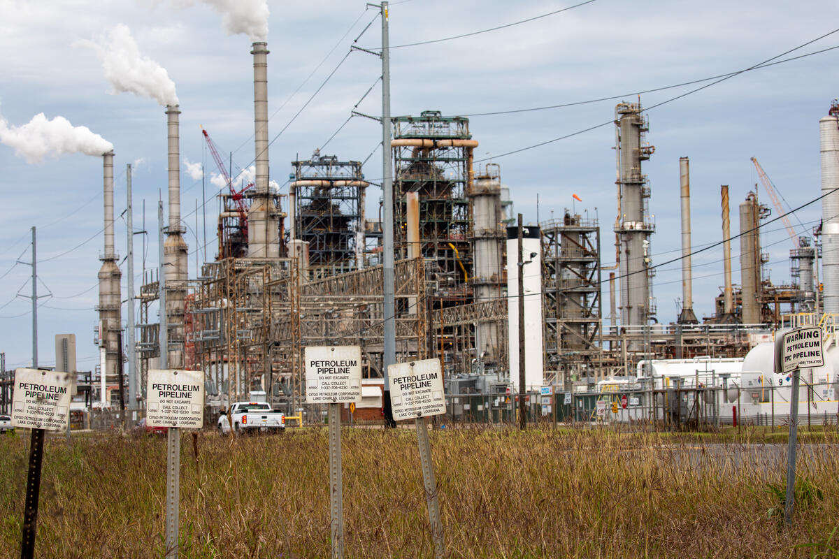 Greater Lake Charles Area Toxic Tour  in Louisiana. &copy; Tim Aubry / Greenpeace