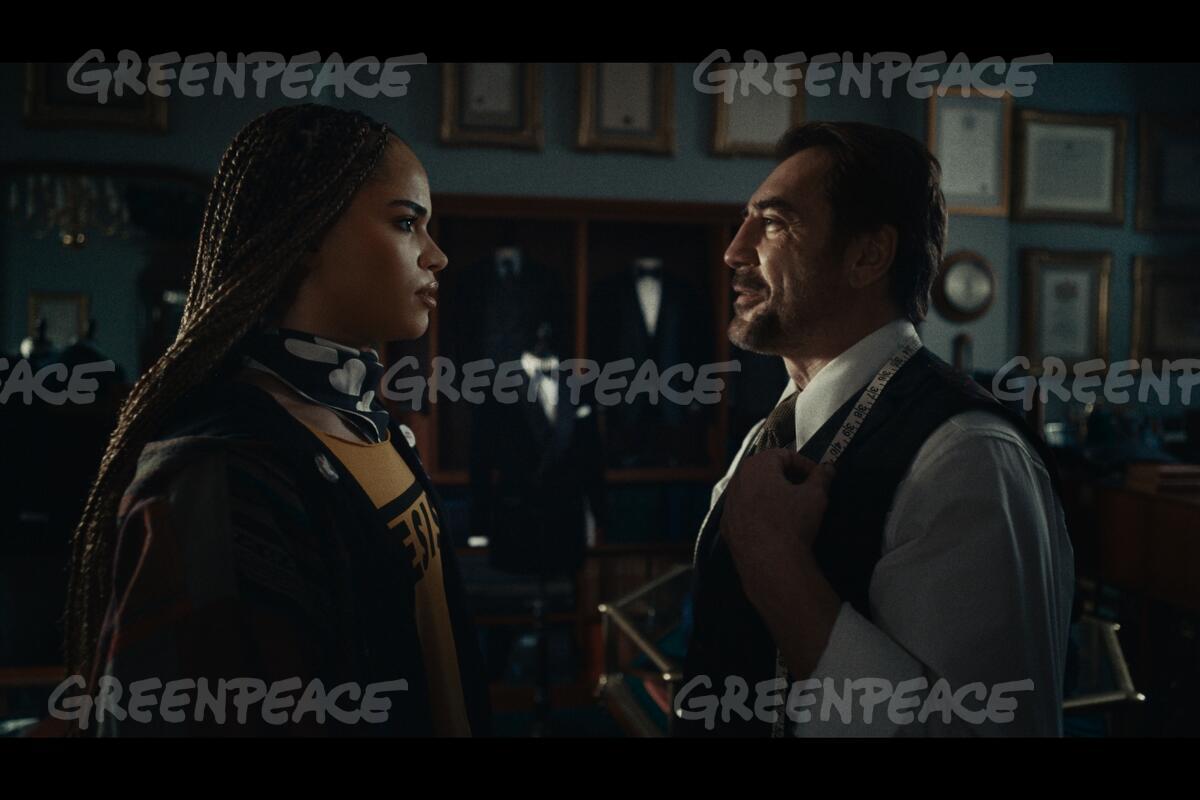 Javier Bardem, Yasmin Finney, and Greenpeace launch short film ‘SLAPP Suit’ about the threat of corporate intimidation