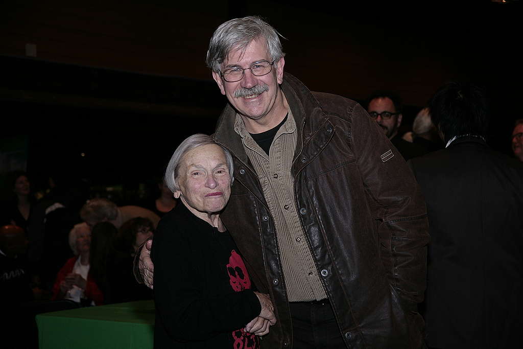 Dorothy Stowe and Rex Weyler. © Greenpeace / Alan Katowitz