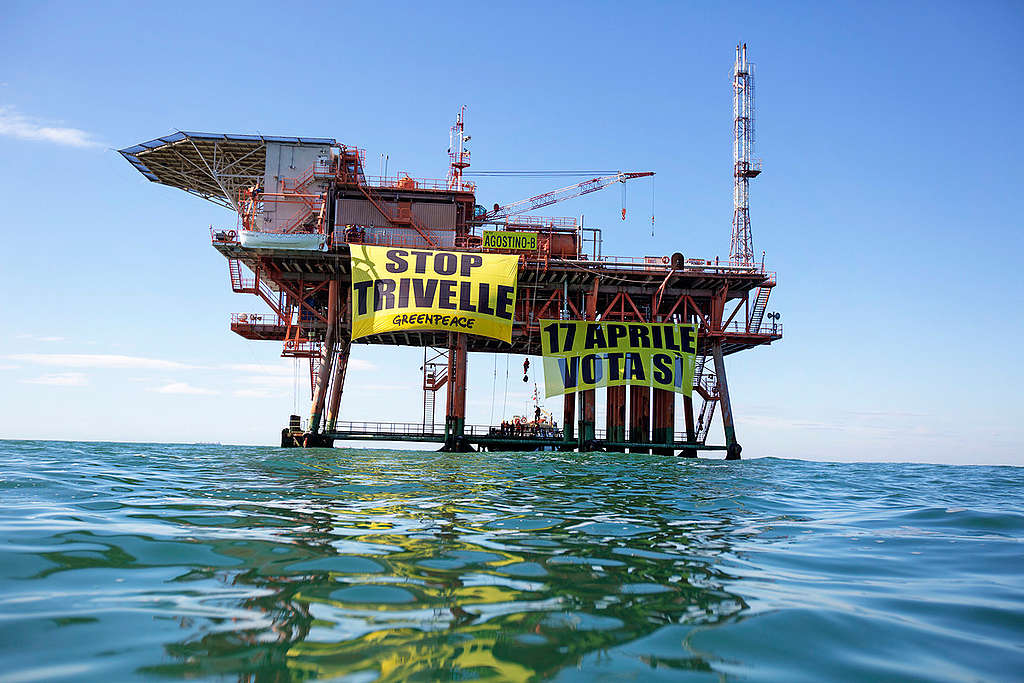 Stop Offshore Drilling Action in Adriatic Sea. © Francesco Alesi