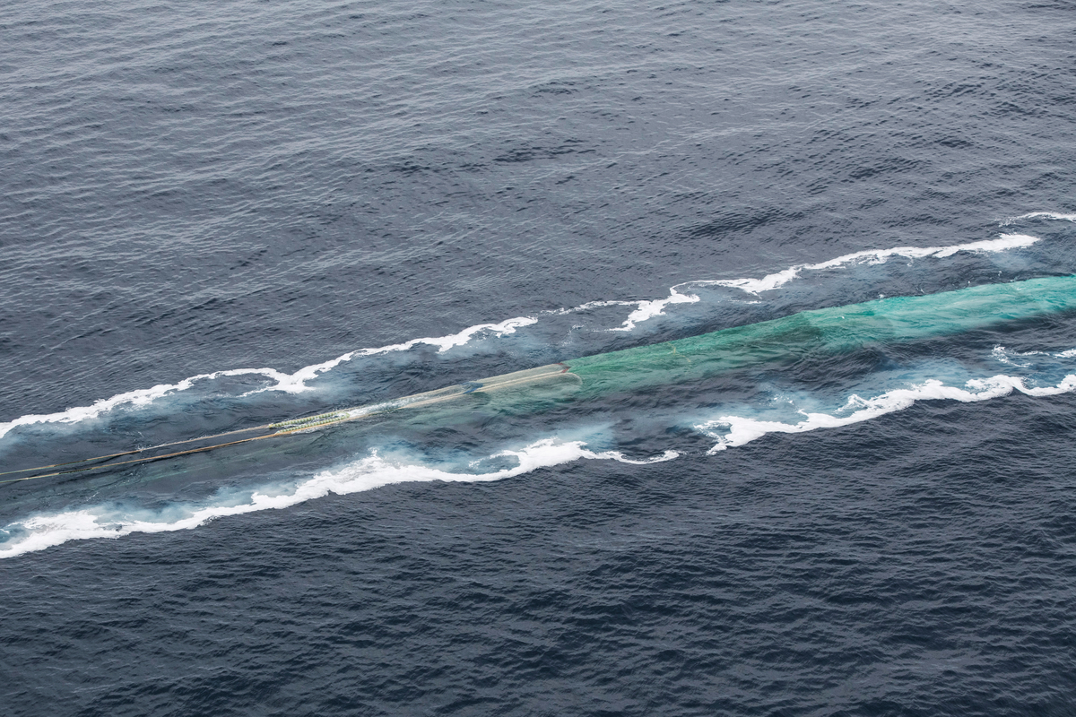 February 27th, 2018. Antarctic Peninsula, Greenpeace expedition to promote the formation of an Antarctic protected area with the MY Arctic Sunrise.Krill fishing vessels in the vicinity of Trinity Island.Photo by Daniel Beltrá for Greenpeace