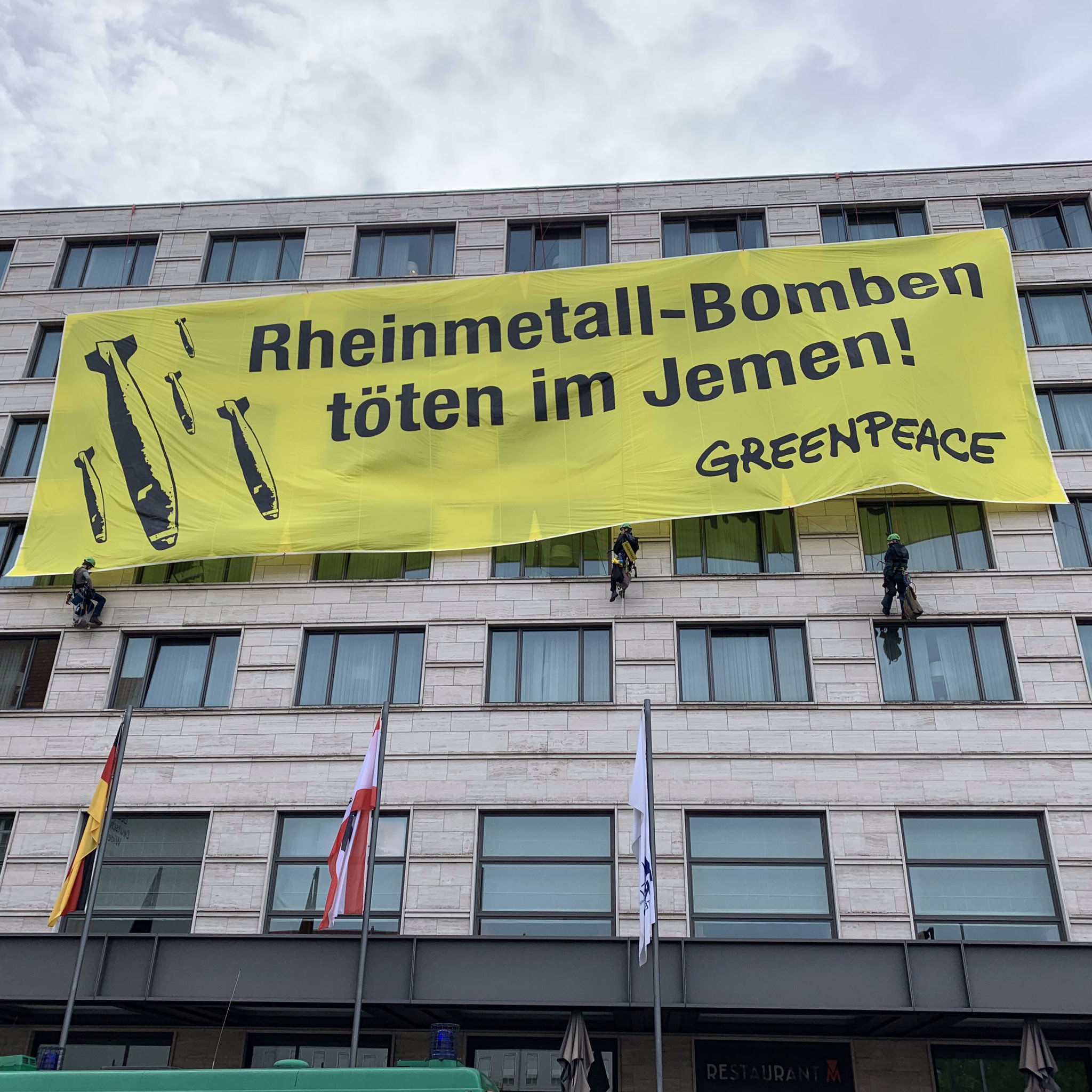 Azione Rheinmetall a Berlino
