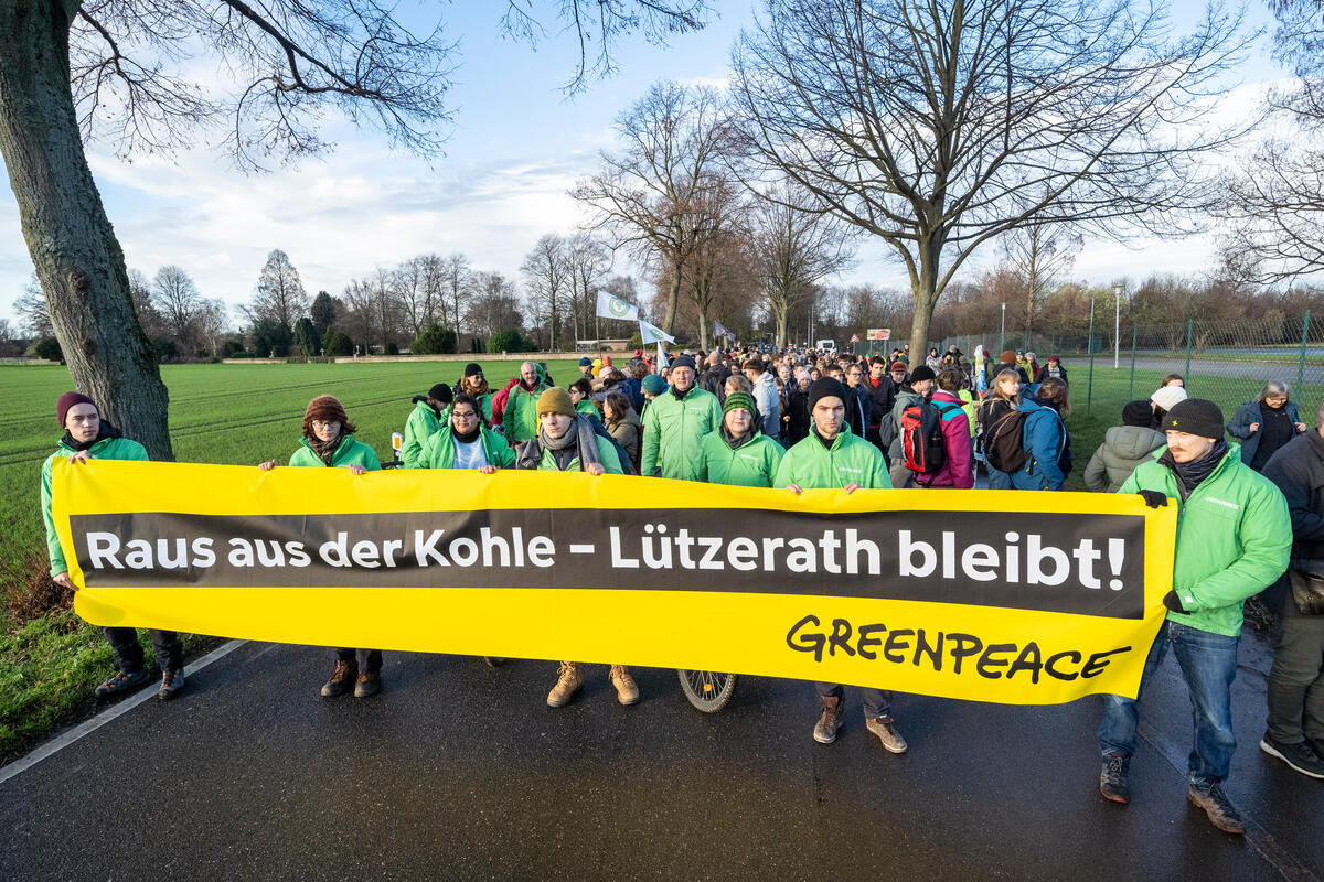 Village Walk Protest to the Lignite Village Lützerath.