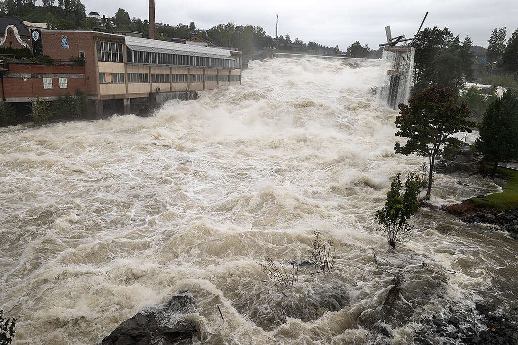 Inondazioni in Norvegia provocate dalla tempesta Hans