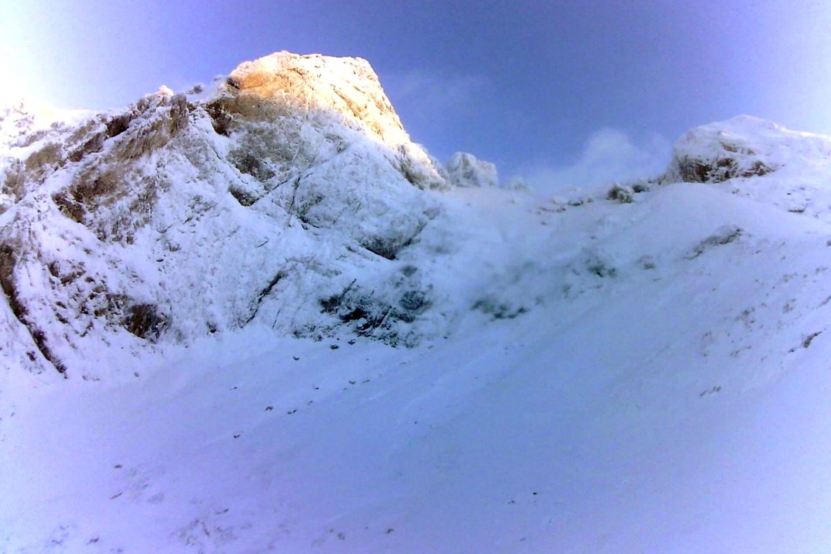 Cime innevate degli Appennini del Gran Sasso