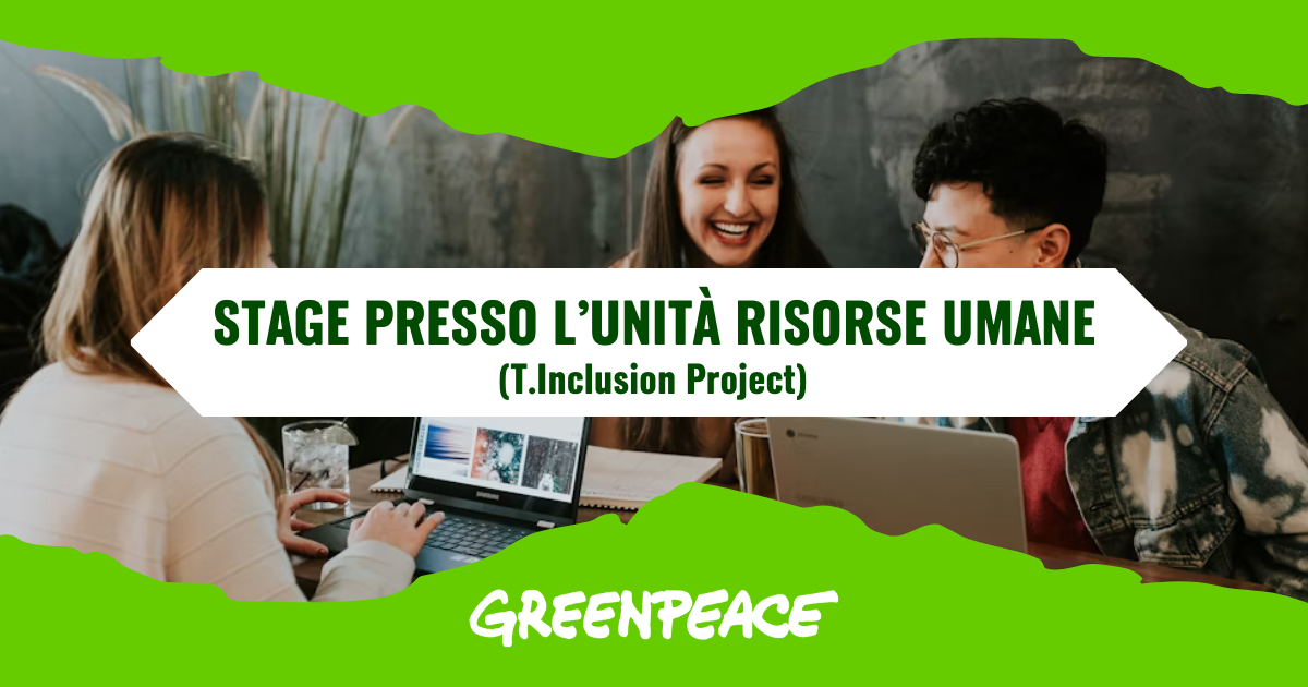 Stage presso l’unità Risorse Umane (T.Inclusion Project)