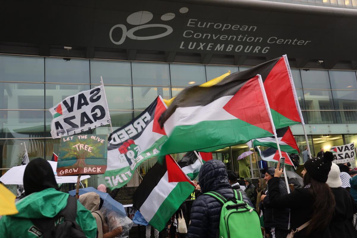 Greenpeace aderisce alle giornate di mobilitazione a sostegno della Palestina e contro il riarmo del 28 e 29 Novembre