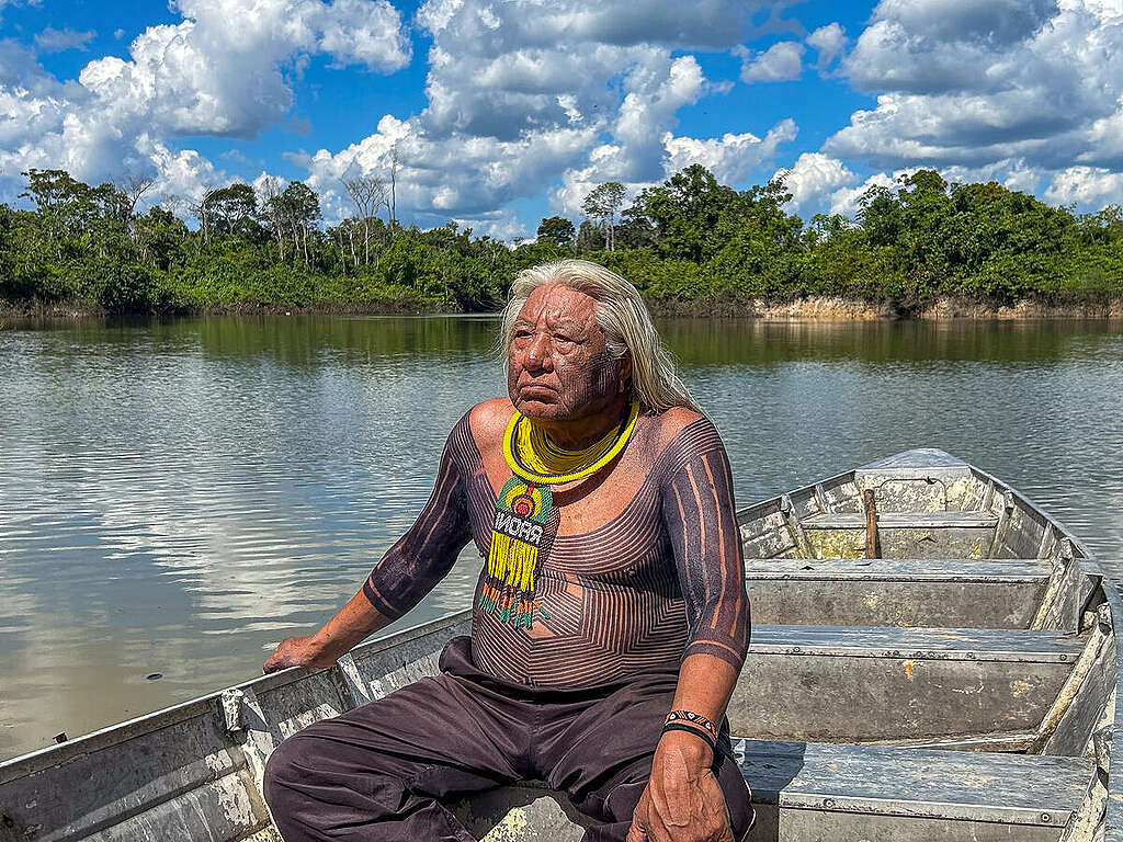 Kayapó People in Menkragnoti Indigenous Territory, Brazil
Greenpeace Brasil revela extensa área de garimpo ilegal no entorno do Parque Nacional do Rio Novo, no Pará