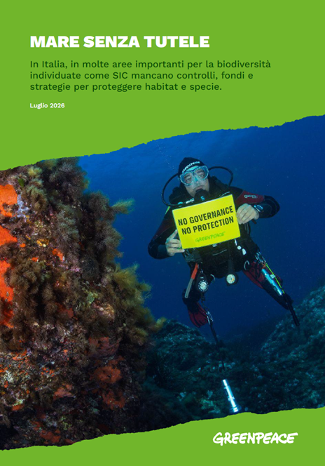 Mare senza tutele: il nuovo report di Greenpeace