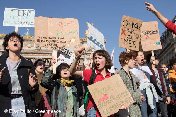 Mobilisation des jeunes pour le climat, Paris, 22 février 2019