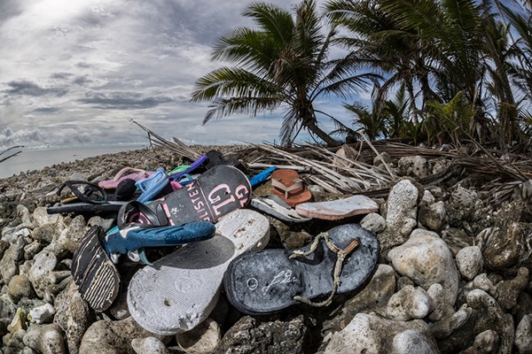 썩지 않고 길게는 수백 년 간 바다를 떠도는 플라스틱 쓰레기