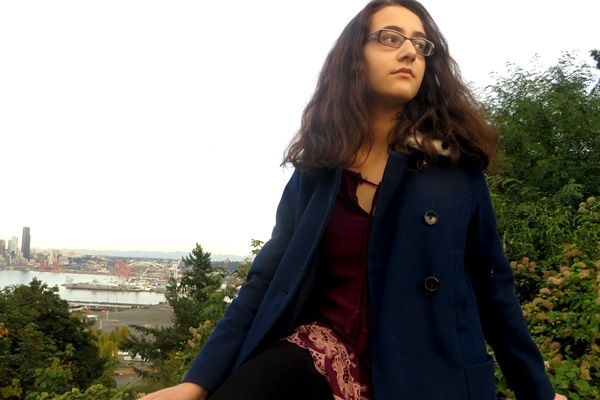 미국 시애틀에서 기후 행동을 펼치고 있는 청소년 활동가 제이미 마골린