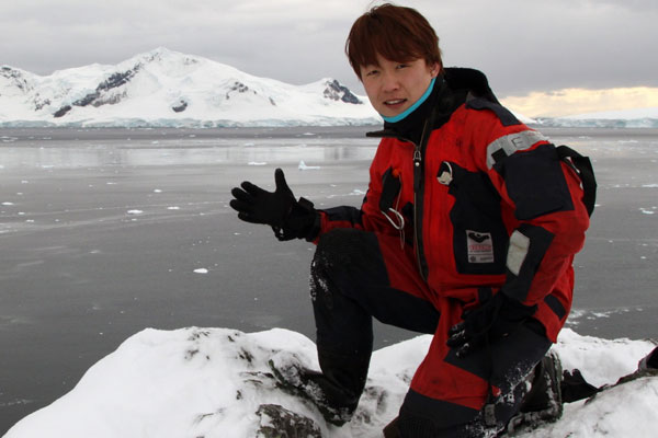 남극에서 보내 온 사진, 그린피스 김연식 항해사