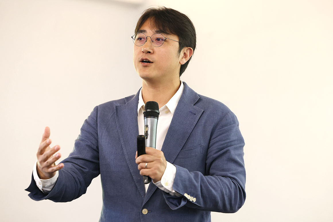 Plan 1.5 윤세종 변호사의 발표 모습