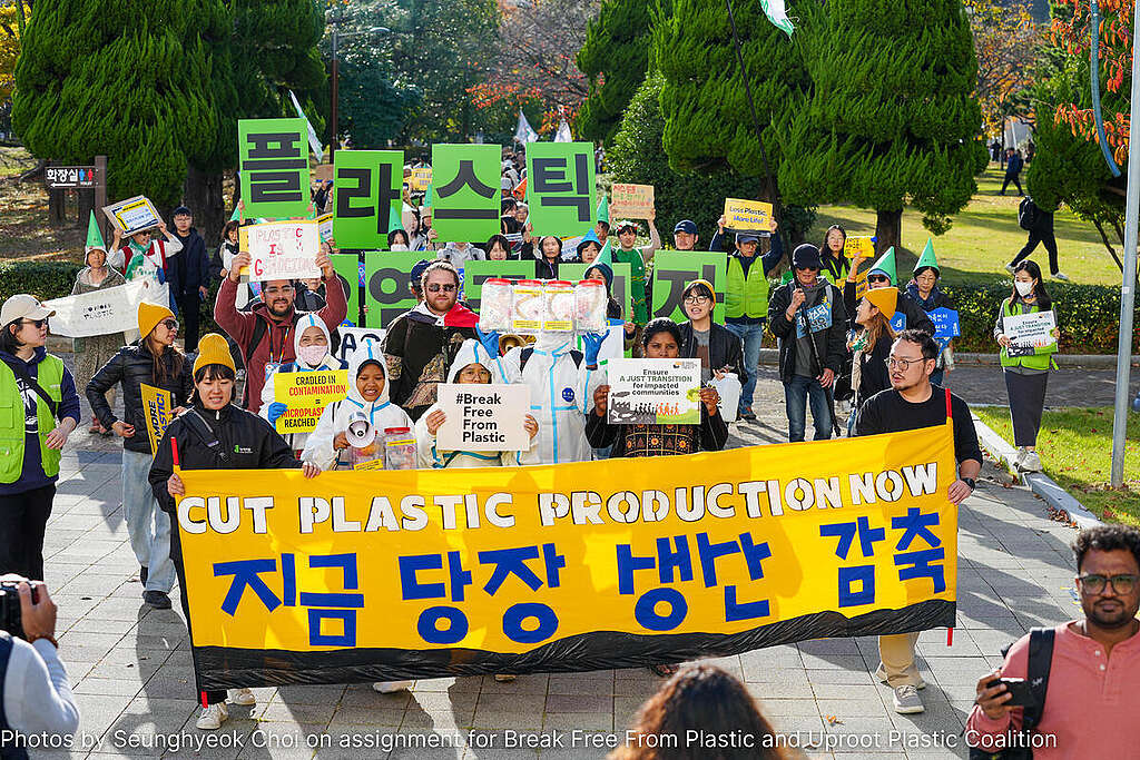 정부의 탈플라스틱 종합대책(안)은 구체적인 목표는 없습니다. 실질직인 감축 목표가 필요합니다.