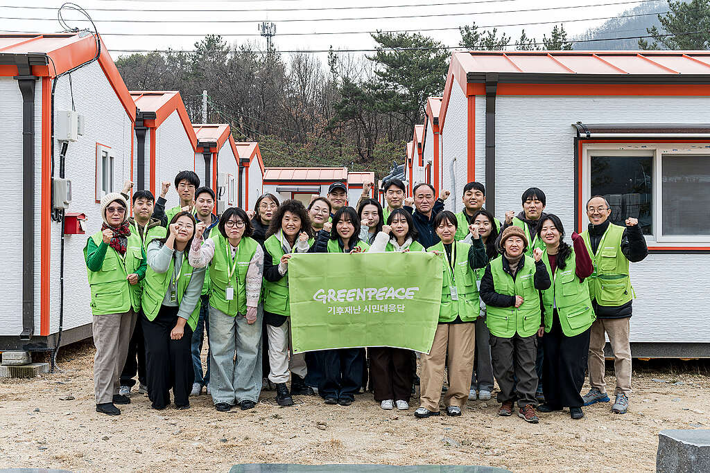 영덕 신안리 기후재난 피해 기록을 함께한 기후재난 시민대응단 @greenpeace