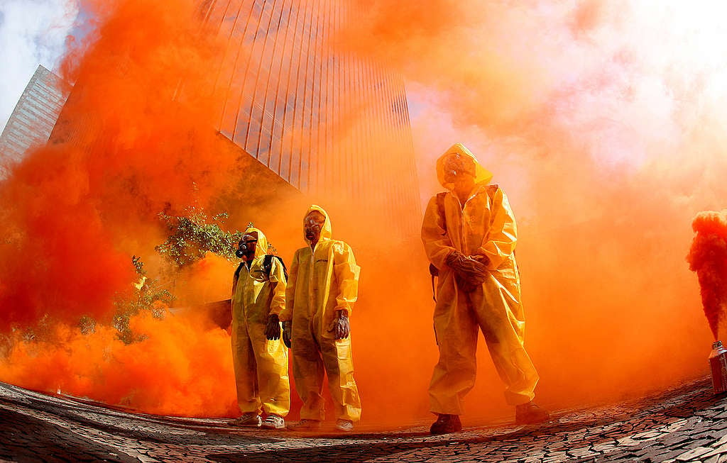 Anti Nuclear Demonstration in Brazil