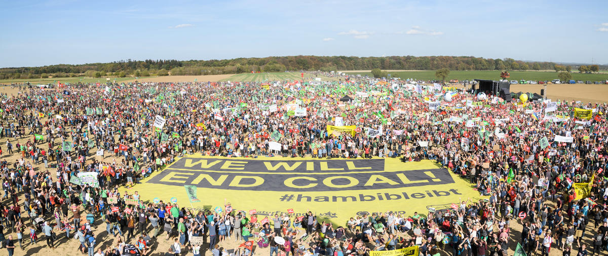 Demonstration for Climate Protection and Hambach Forest. © Bernd Arnold