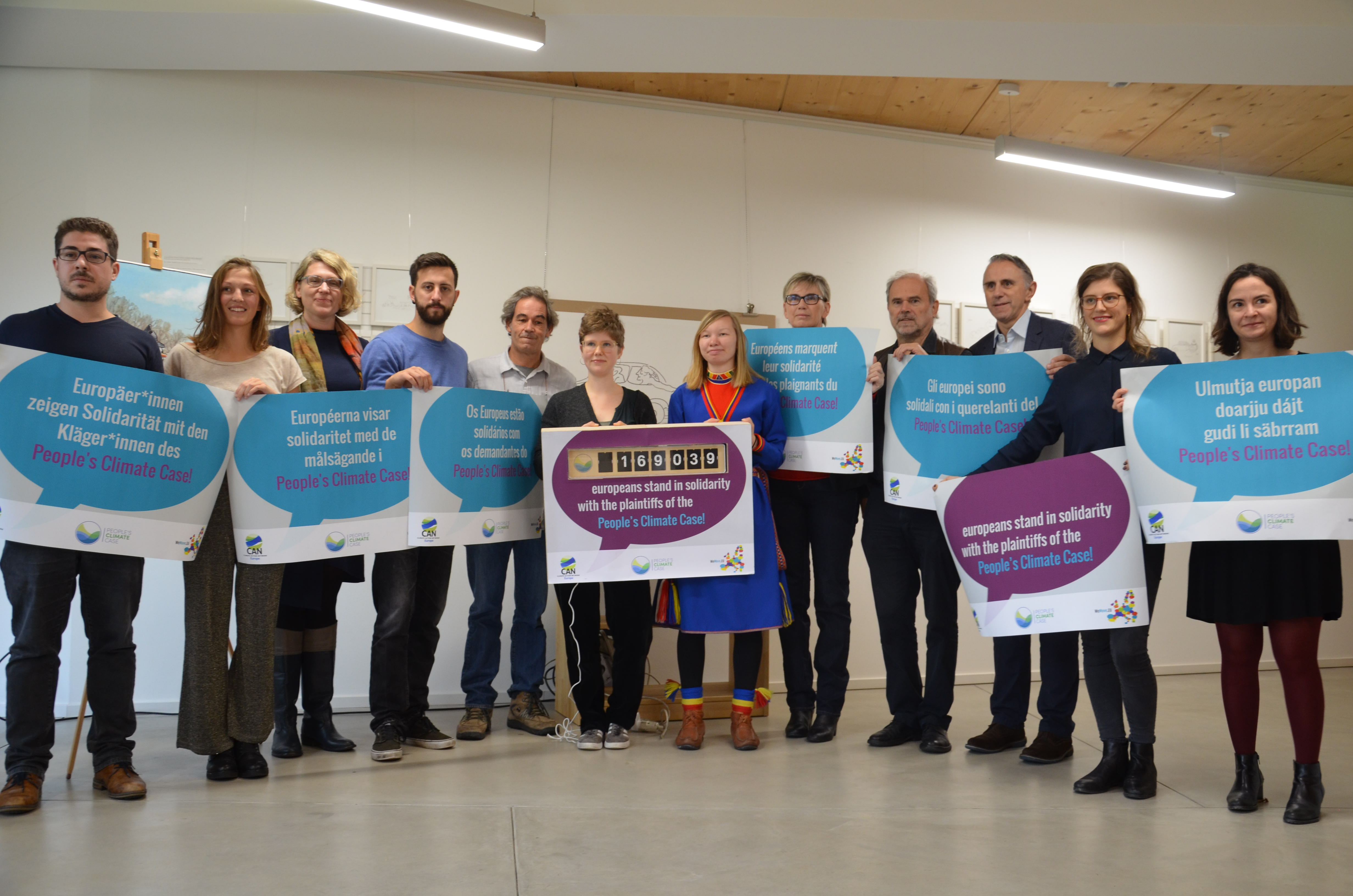 Peoples Climate Case Conférence de Presse 13.11.2018