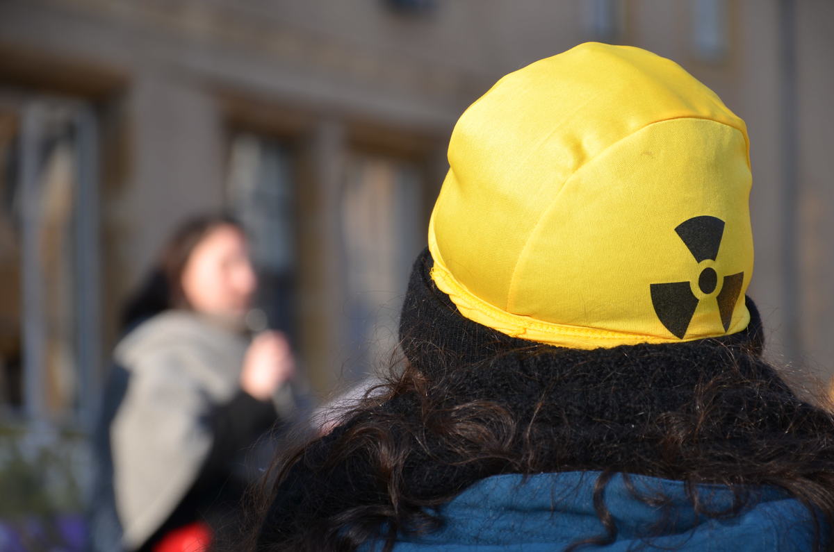 Intrusion in Cattenom Nuclear Power Plant: Greenpeace France in Court. © Pauline Maes