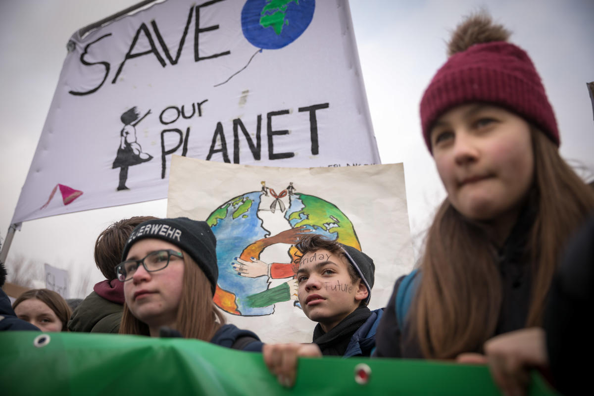 Schueler-Streik fuer mehr Klimaschutz in Berlin