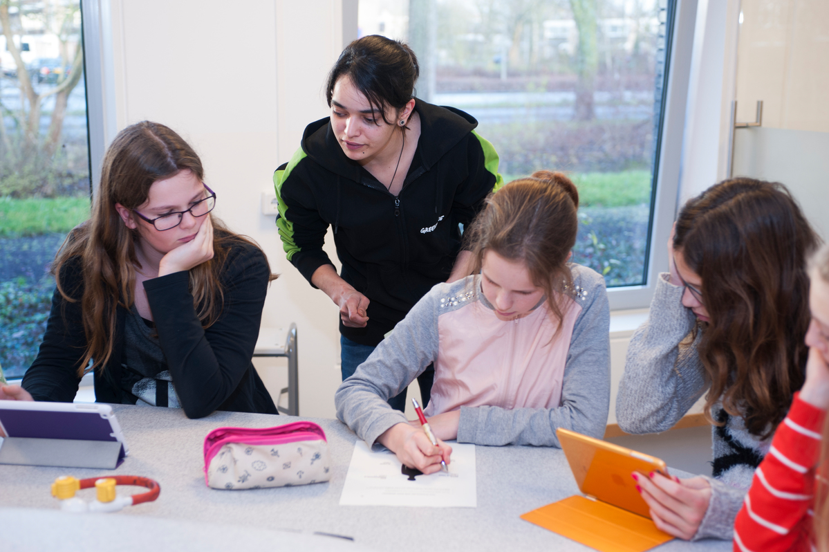 Detox Awareness Unterricht in einer Schule in Amstelveen, Niederlande