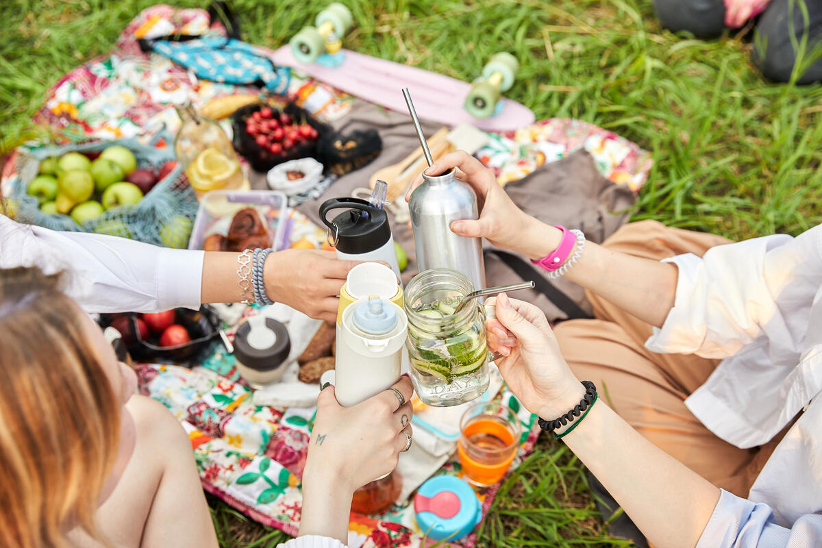 Plastic Free Picnic in Russia. © Greenpeace / Zamyslov Slava