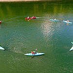 Greenpeace staff and volunteers met in Northern Luxembourg to practice kayaking, strengthen ties and have fun together.