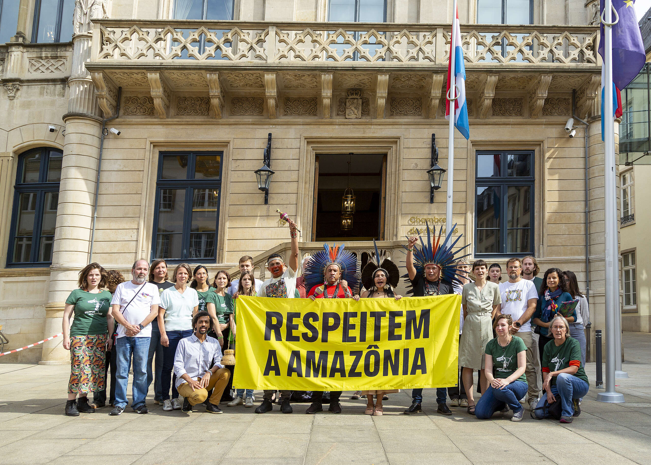Les gardiens de l’Amazonie de passage au Luxembourg