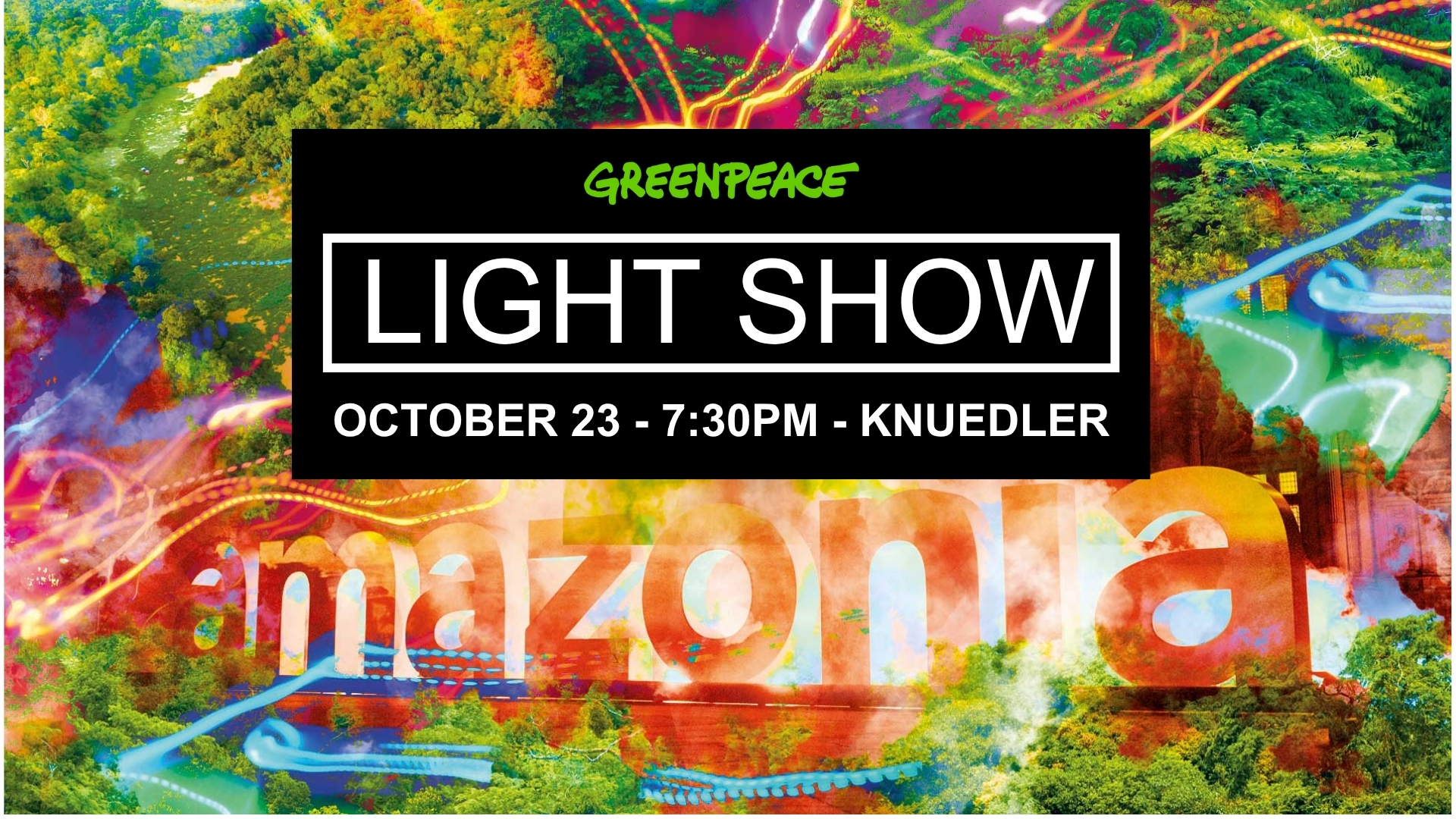 23 octobre : LIGHT SHOW et voyage créatif en Amazonie