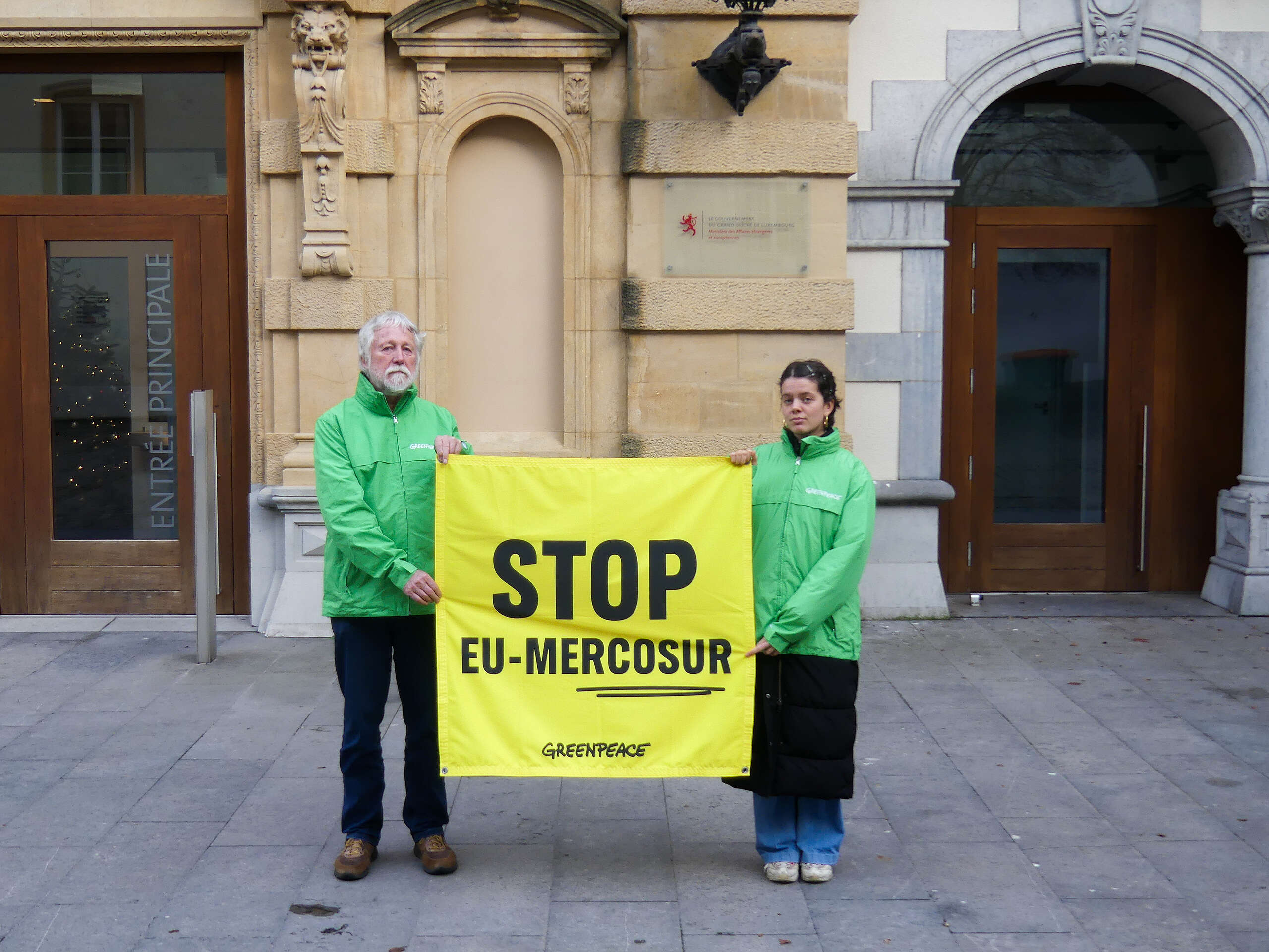 UE-Mercosur : Greenpeace Luxembourg remet sa pétition au gouvernement