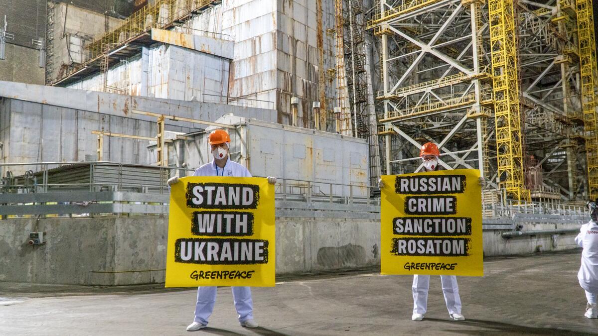 Russlands Krieg gefährdet Sicherheit von Tschornobyl: Risiko für Einsturz des Sarkophags