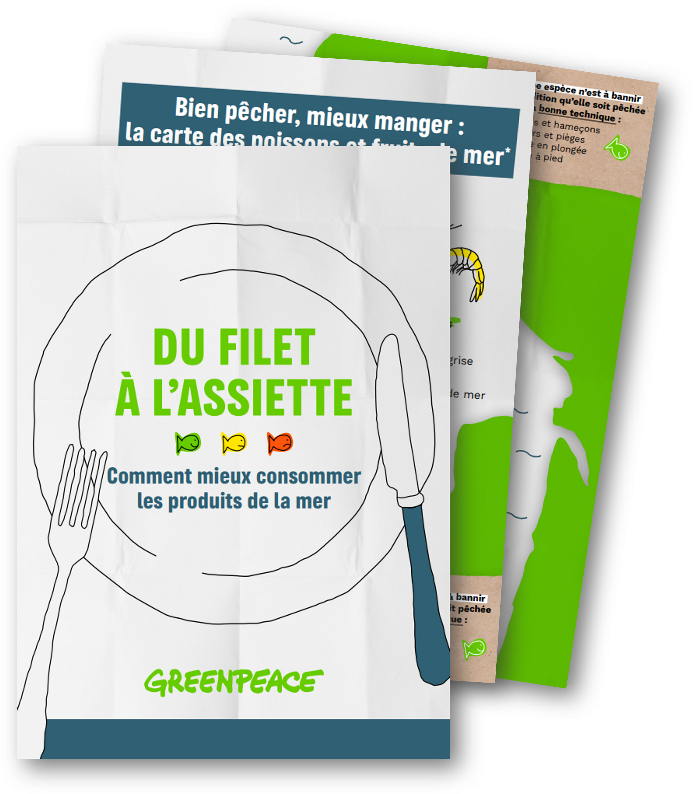 Visuel Guide Guide : Consommation responsable du poisson, Greenpeace Luxembourg