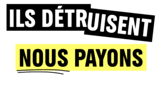 Greenpeace Luxembourg - Pétition Make Polluters Pay Greenpeace Luxembourg - Pétition Make Polluters Pay : Ils détruisent, nous payons.